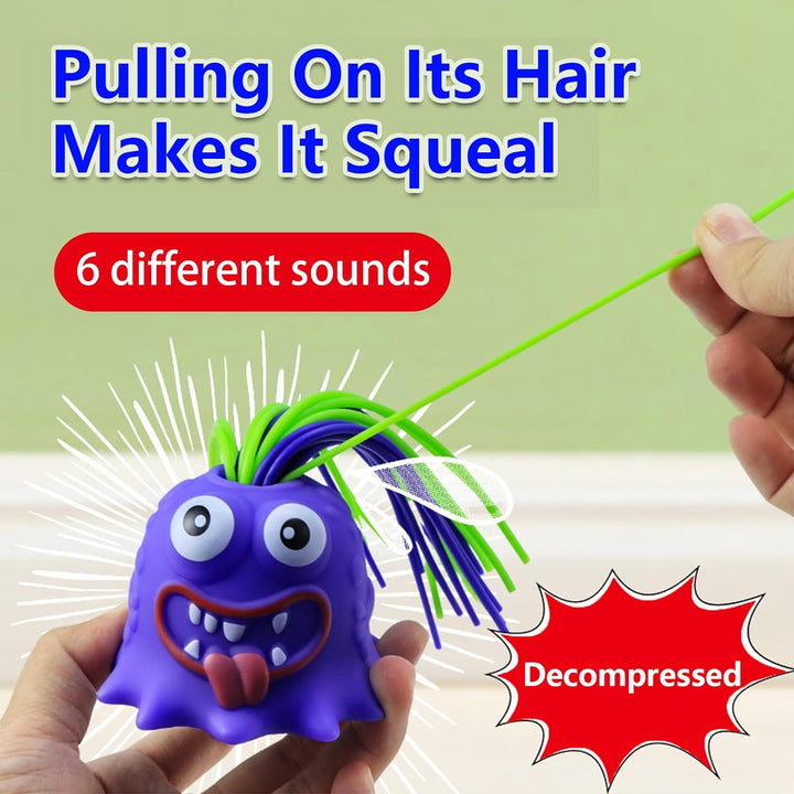 Interactive Screaming Pals - Antistress Fantasy Monsters in Mixed Colours