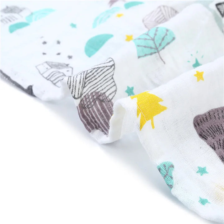 Luxurious Oversized Muslin Cotton Baby Swaddle for Ultimate Comfort"