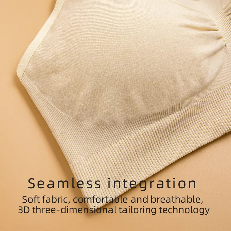 Premium Plus Size Nursing Bra with Breathable Fabric and Seamless Design