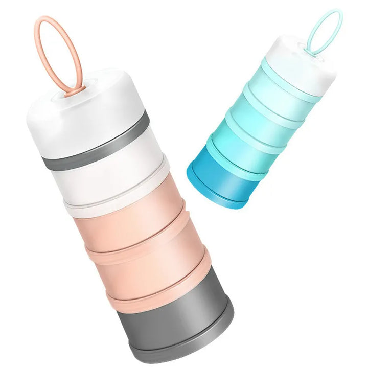 Non-Spill Smart Stackable Baby Milk Powder Dispenser - Convenient and Mess-Free Baby Feeding Solution