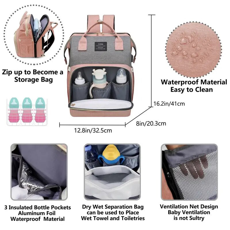 Ultimate Diaper Backpack: A Fusion of Function, Comfort, and Innovation!
