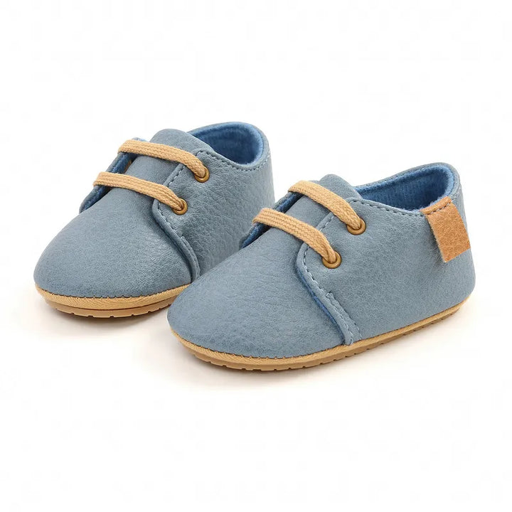 Vintage Charm Baby Moccasins - Retro Leather for Little Feet
