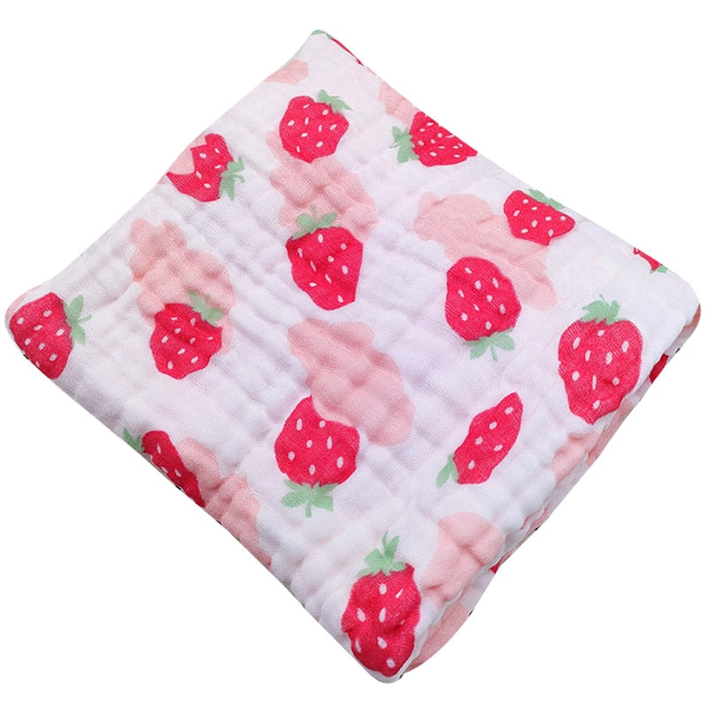 Premium Muslin Cotton Baby Bath Towel & Blanket Wrap: Gentle on Delicate Skin for Newborns, Infants, and Toddlers (105x105cm)