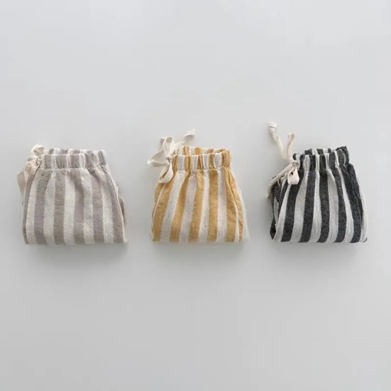 Soft Striped Jogger Pants for Newborns & Toddlers - Unisex, Comfortable Fit for All Seasons