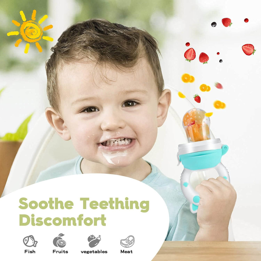 Mordisqueador de frutas de silicona para bebés: ayuda nutricional y para la dentición suave