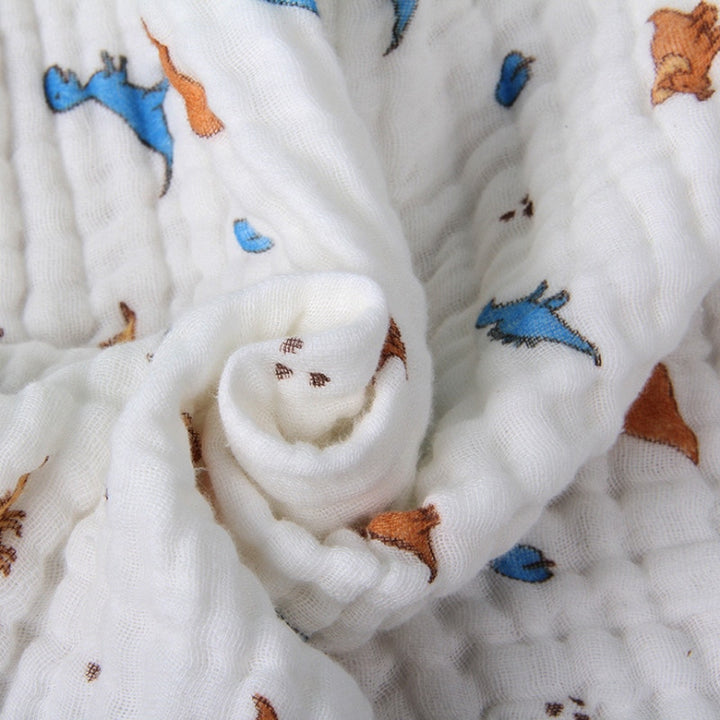 Toalla de baño y manta de muselina de algodón de primera calidad para bebé: suave con la piel delicada de recién nacidos, bebés y niños pequeños (105 x 105 cm)