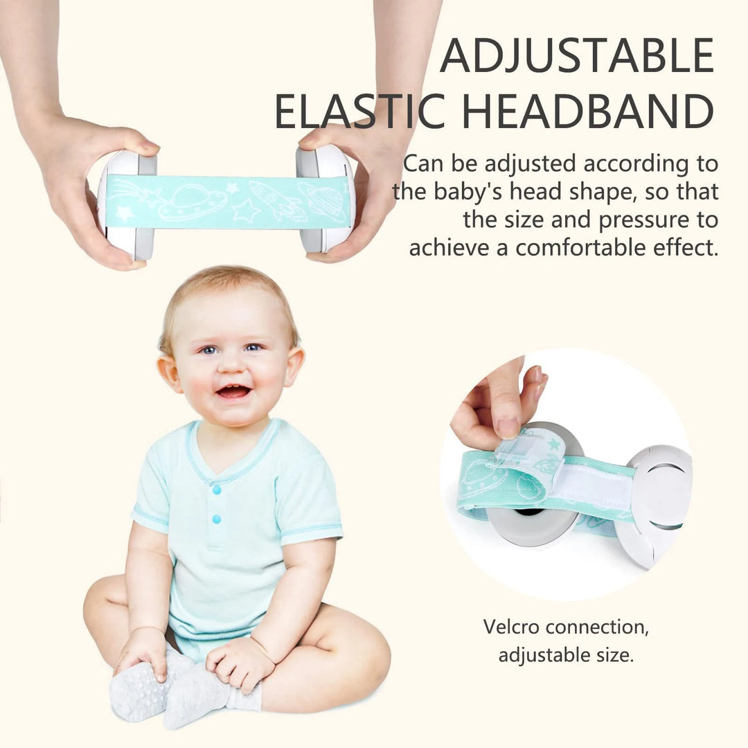 Baby's Peaceful Ears: auriculares protectores con cancelación de ruido para comodidad del bebé 