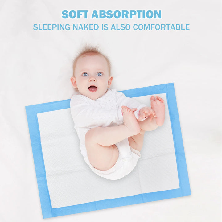 Protectores ultra absorbentes para bebés y mascotas: tapetes desechables, impermeables y portátiles para pañales"
