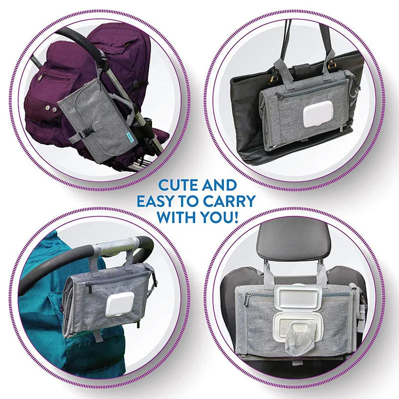 Cambiador portátil para bebés: ¡comodidad y funcionalidad mientras viaja!